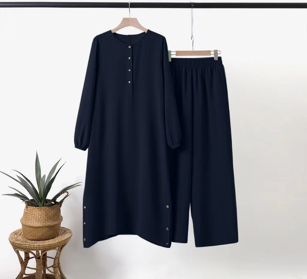 Casual dress - 2 piece set - Blue